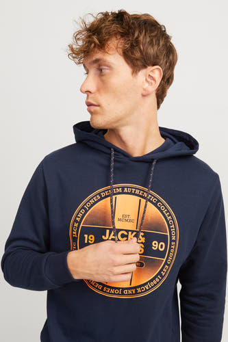 Sweater met kap Blauw - CORE BY JACK & JONES