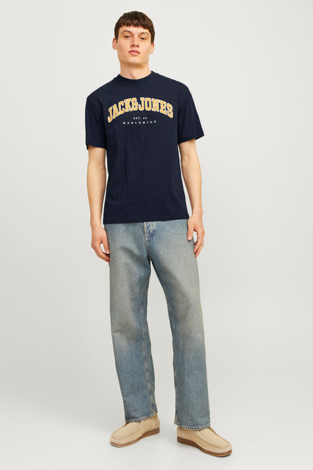 T-shirt (korte mouwen) Blauw - ORIGINALS BY JACK & JONES