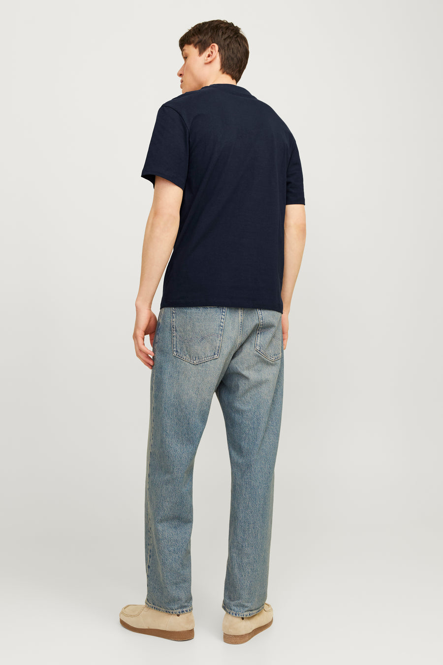 T-shirt (korte mouwen) Blauw - ORIGINALS BY JACK & JONES