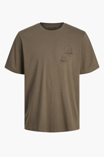 T-shirt (korte mouwen) Bruin - ORIGINALS BY JACK & JONES
