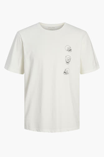 T-shirt (korte mouwen) Wit - ORIGINALS BY JACK & JONES