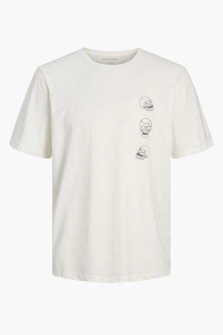 T-shirt (korte mouwen) Wit - ORIGINALS BY JACK & JONES