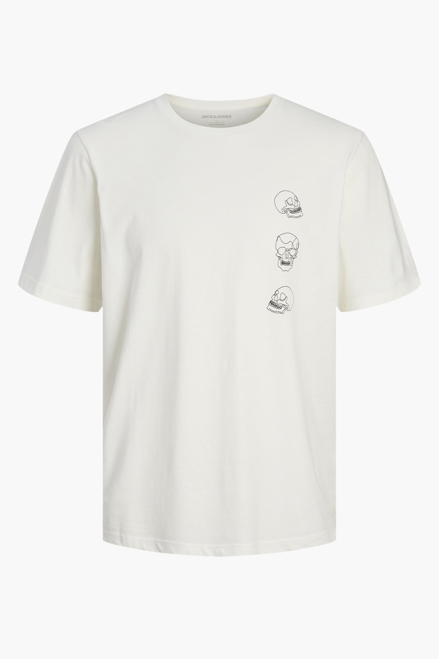 T-shirt (korte mouwen) Wit - ORIGINALS BY JACK & JONES