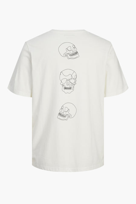 T-shirt (korte mouwen) Wit - ORIGINALS BY JACK & JONES