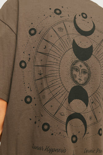 T-shirt (korte mouwen) Bruin - ORIGINALS BY JACK & JONES