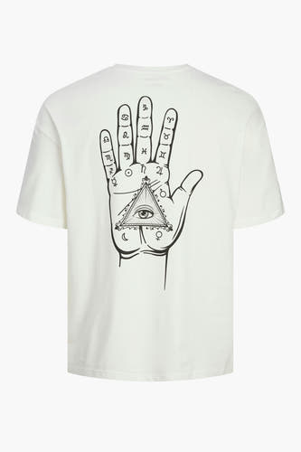 T-shirt (korte mouwen) Wit - ORIGINALS BY JACK & JONES