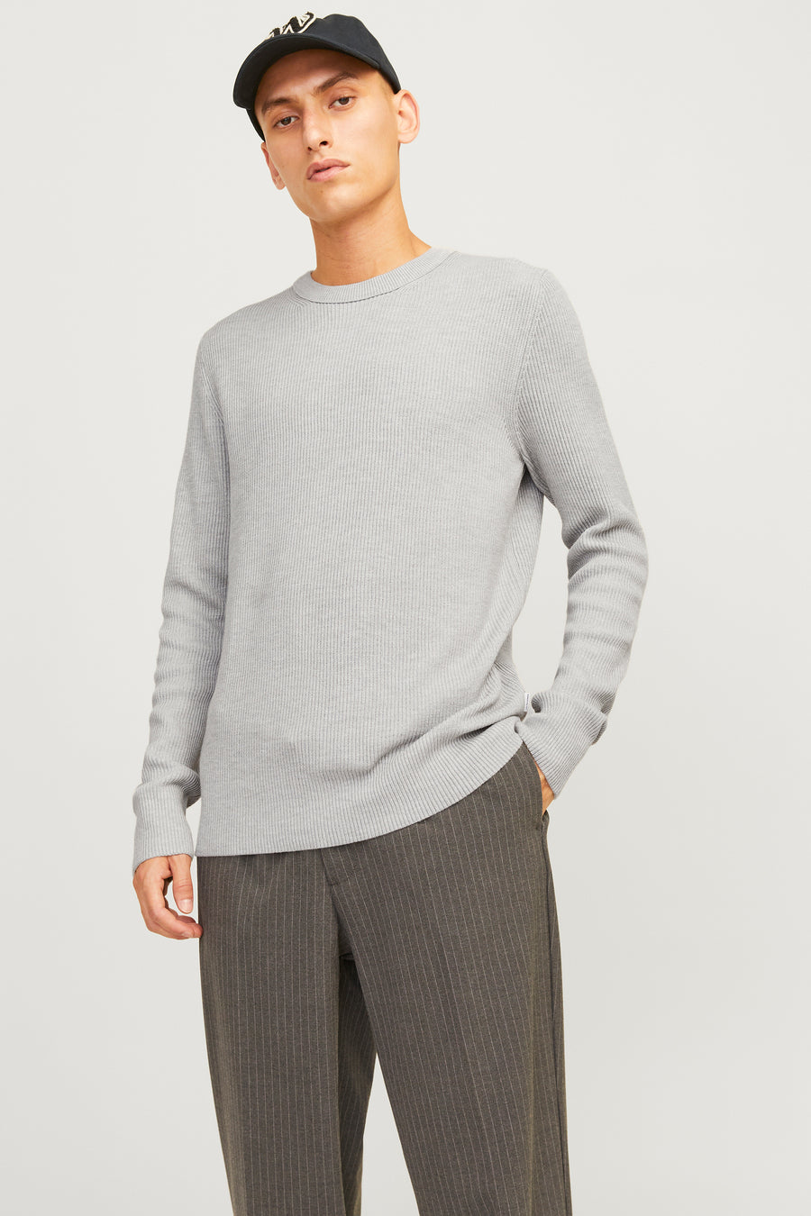 Trui met ronde hals Grijs - CORE BY JACK & JONES