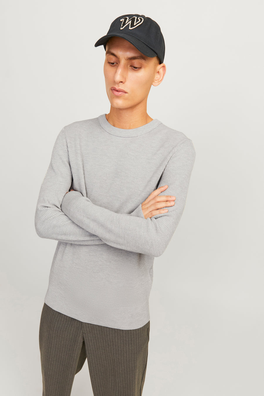 Trui met ronde hals Grijs - CORE BY JACK & JONES
