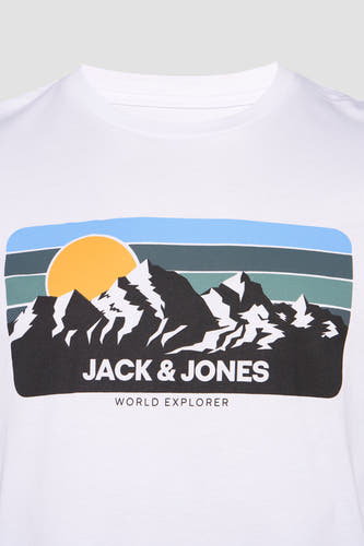 T-shirt (korte mouwen) Wit - CORE BY JACK & JONES