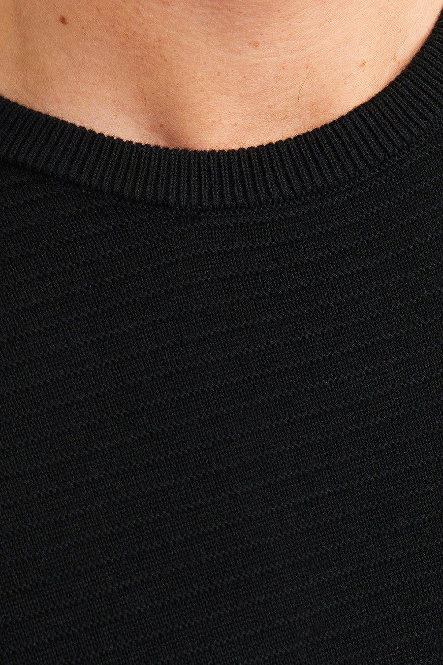 Trui met ronde hals Zwart - CORE BY JACK & JONES