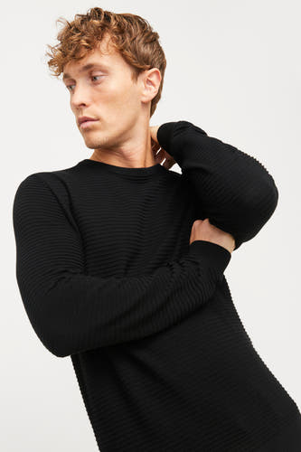 Trui met ronde hals Zwart - CORE BY JACK & JONES