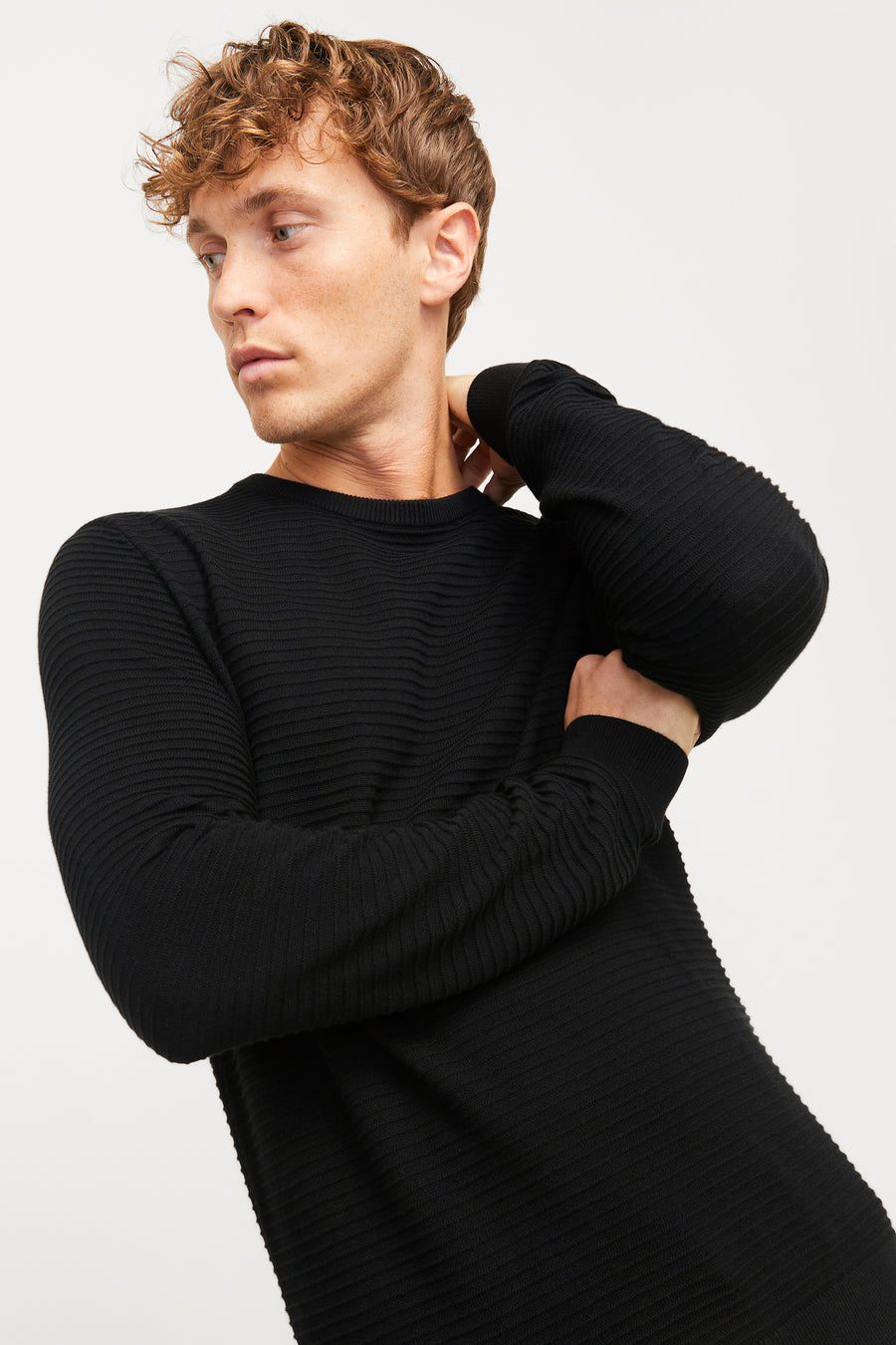 Trui met ronde hals Zwart - CORE BY JACK & JONES