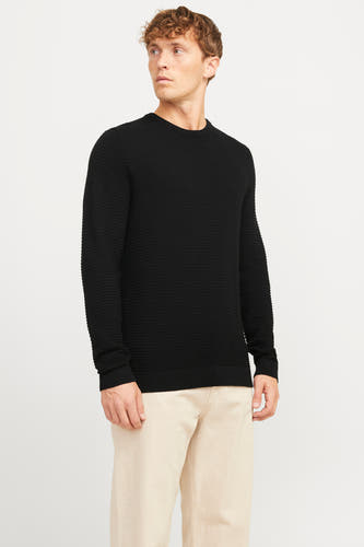Trui met ronde hals Zwart - CORE BY JACK & JONES