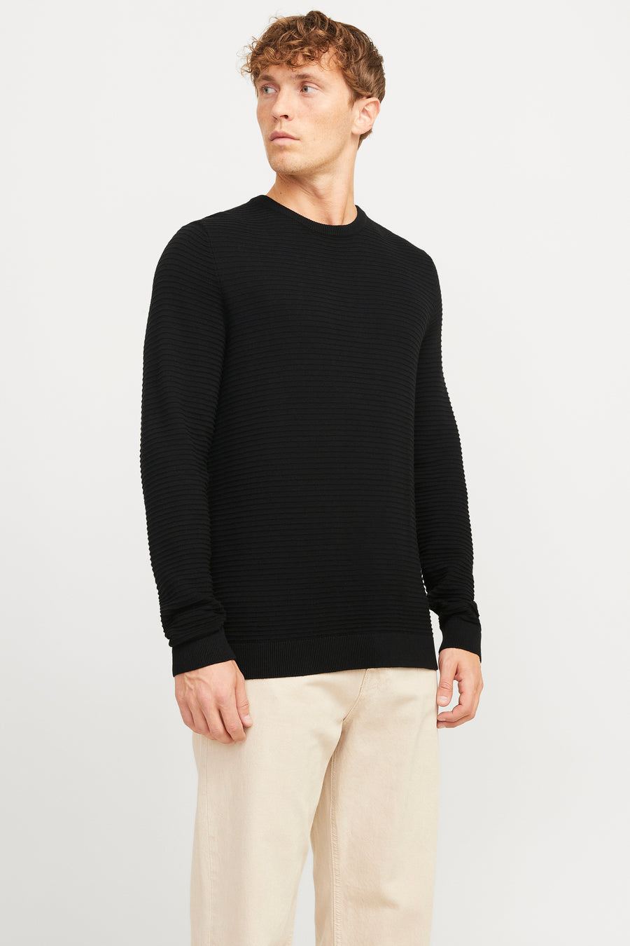 Trui met ronde hals Zwart - CORE BY JACK & JONES