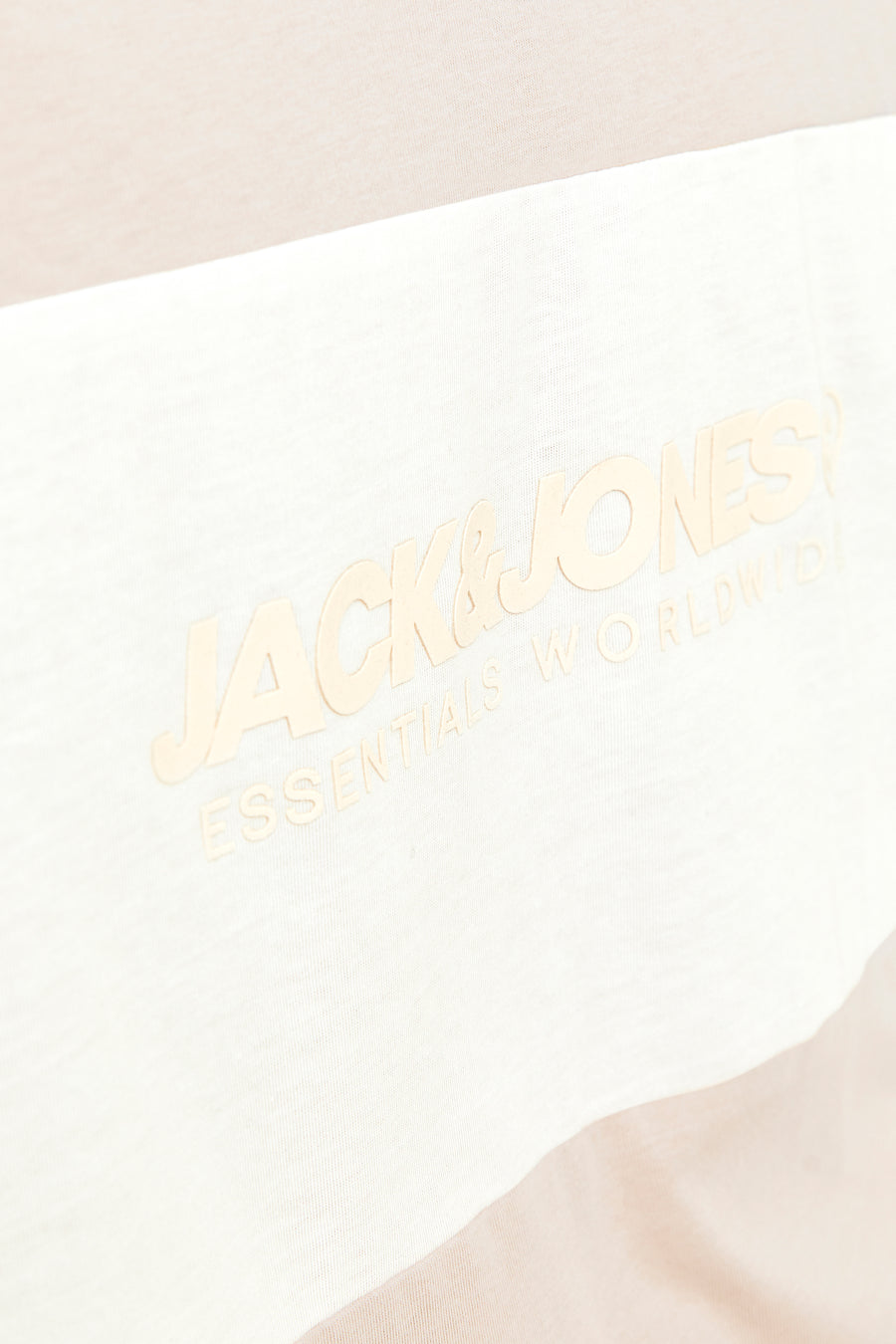 T-shirt (korte mouwen) Beige - CORE BY JACK & JONES