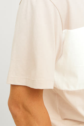 T-shirt (korte mouwen) Beige - CORE BY JACK & JONES