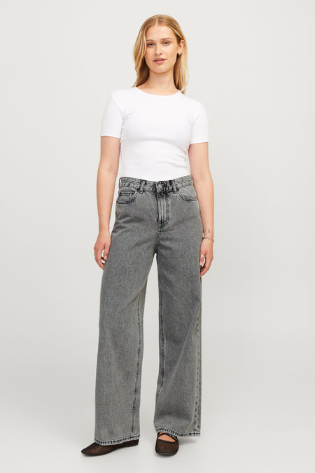 Jeans wide Mid grey denim - JJXX