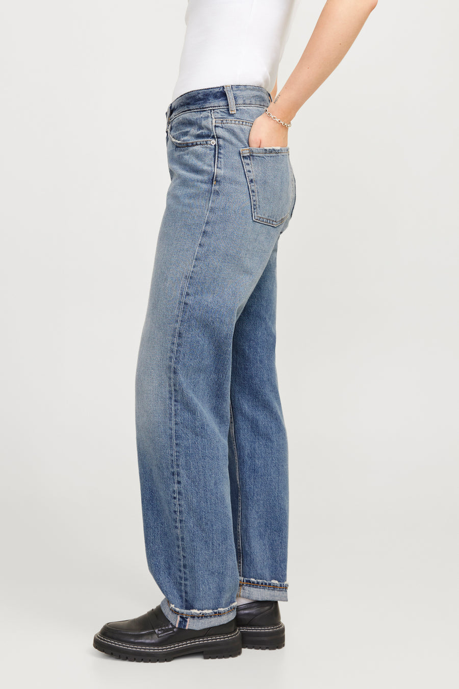 Jeans straight Mid blue denim - JJXX