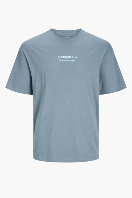 T-shirt (korte mouwen) Blauw - ORIGINALS BY JACK & JONES