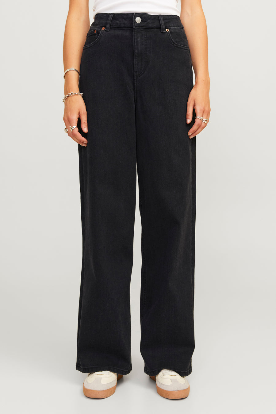 Jeans wide Black denim - JJXX