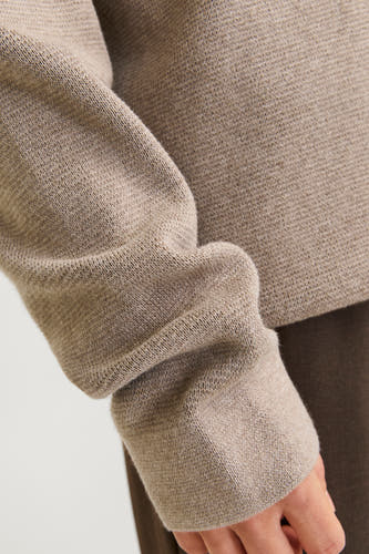 Trui met ronde hals Beige - PREMIUM by JACK & JONES
