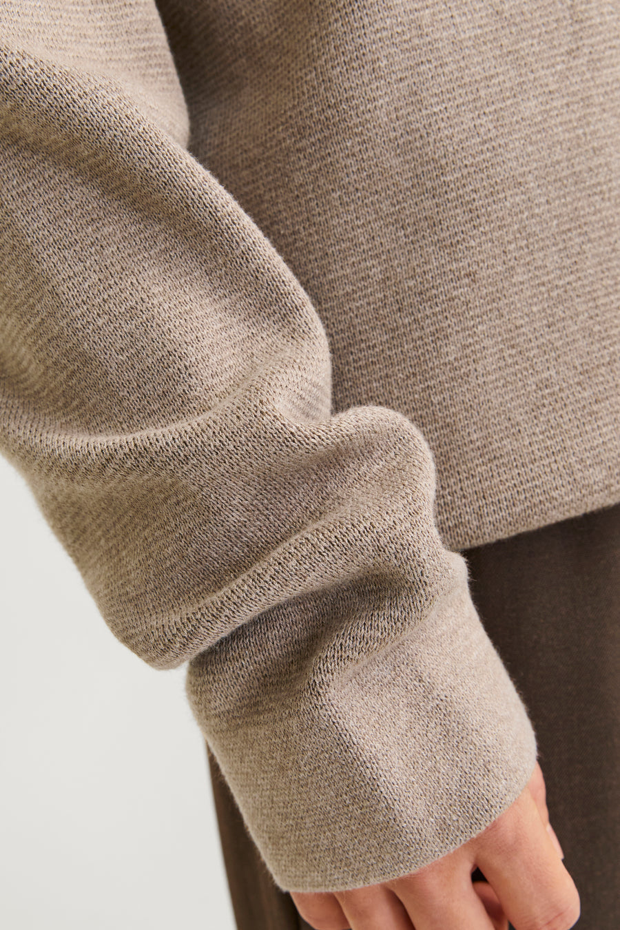 Trui met ronde hals Beige - PREMIUM by JACK & JONES