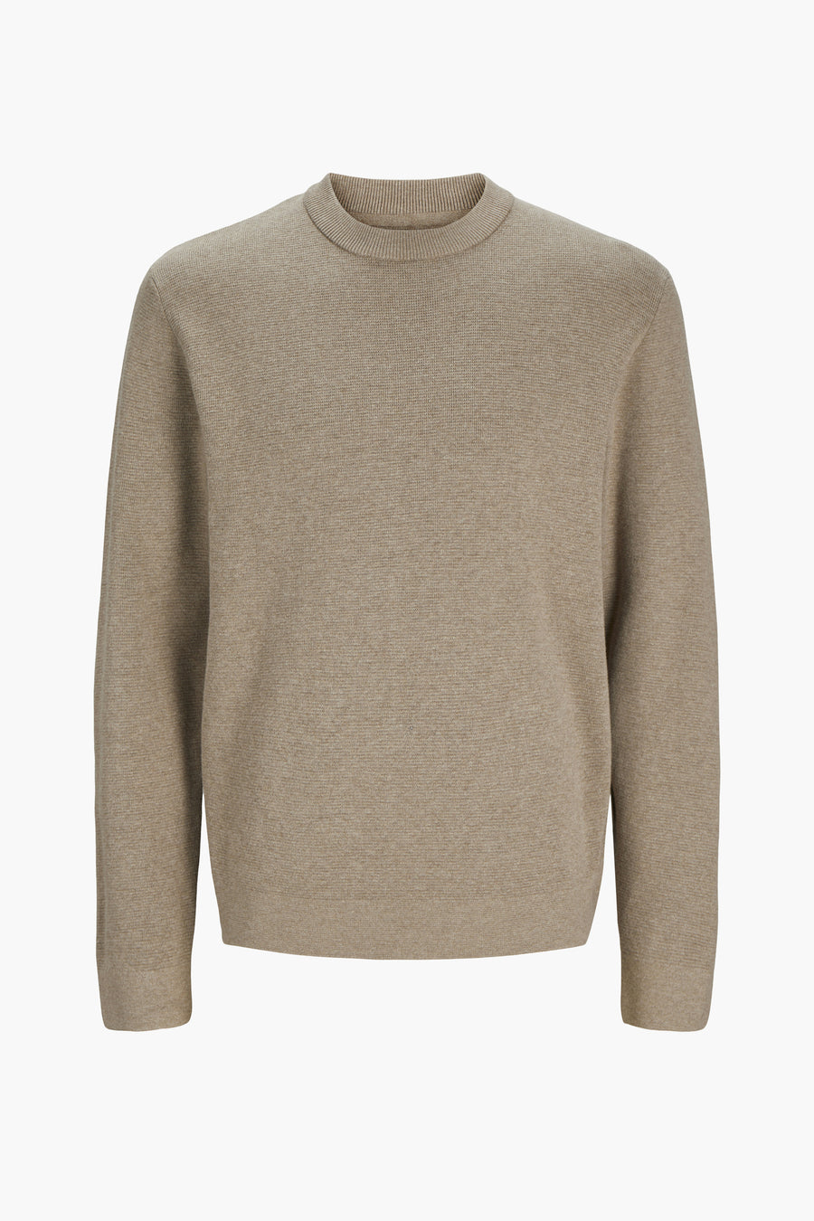 Trui met ronde hals Beige - PREMIUM by JACK & JONES