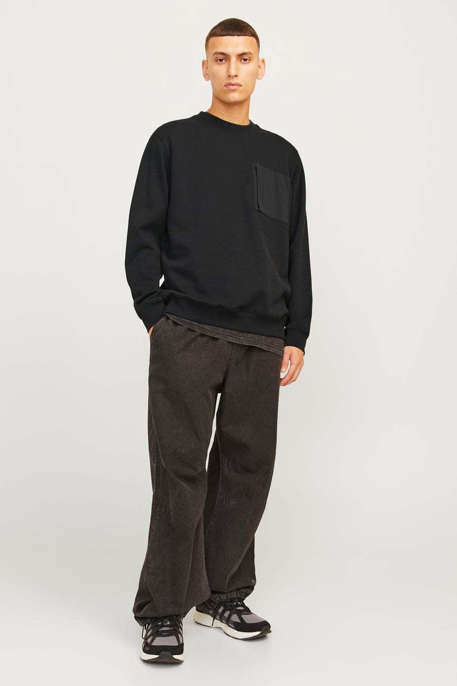 Sweater met ronde hals Zwart - CORE BY JACK & JONES
