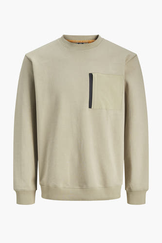 Sweater met ronde hals Beige - CORE BY JACK & JONES