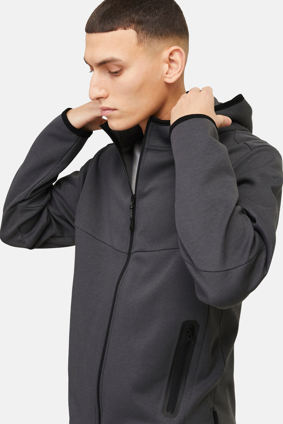 Sweater met kap Grijs - CORE BY JACK & JONES