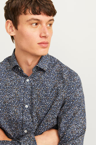 Hemd (lange mouwen) Blauw - PREMIUM by JACK & JONES