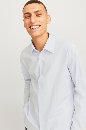 Hemd (lange mouwen) Blauw - PREMIUM by JACK & JONES