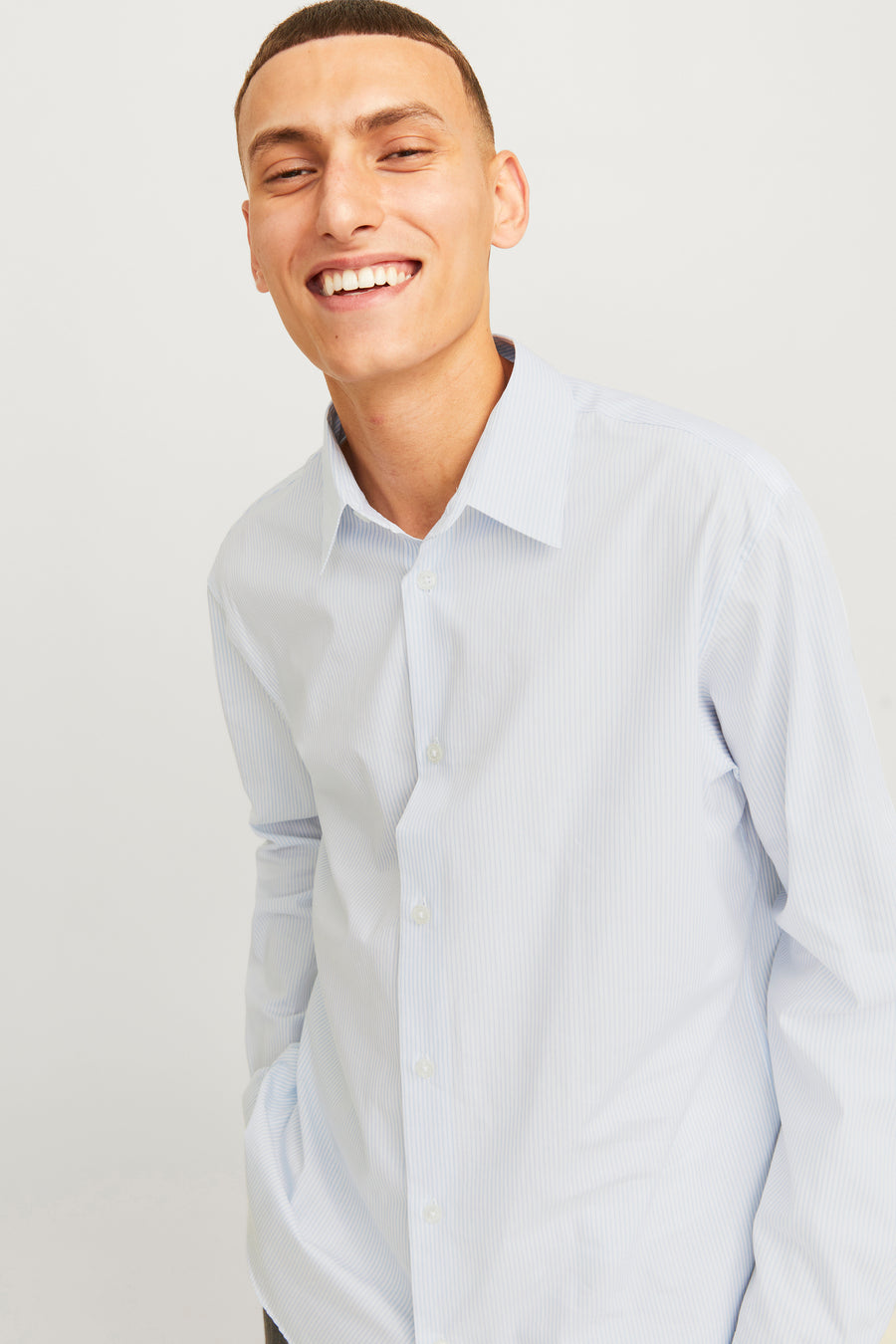 Hemd (lange mouwen) Blauw - PREMIUM by JACK & JONES