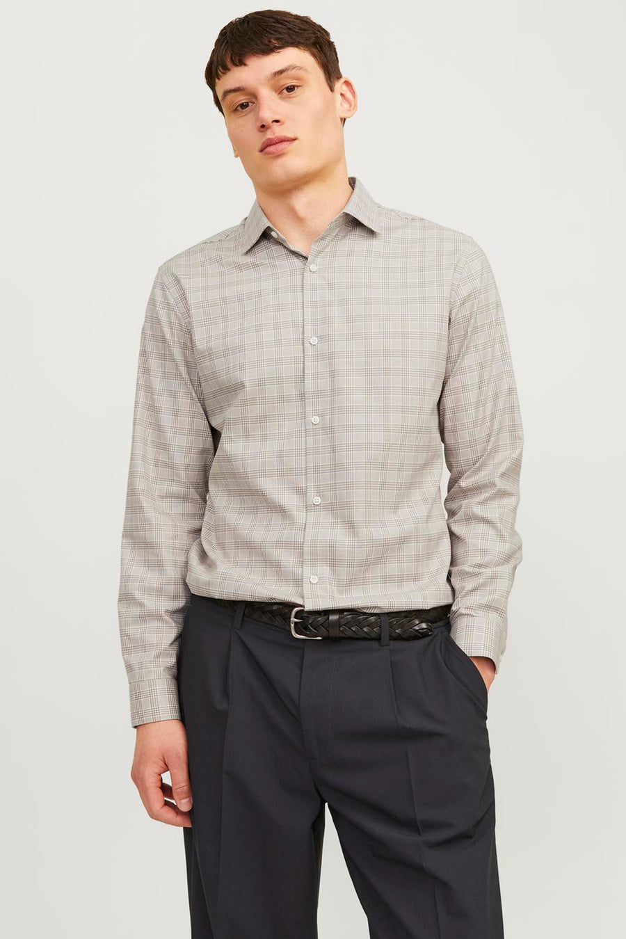 Hemd (lange mouwen) Beige - PREMIUM by JACK & JONES