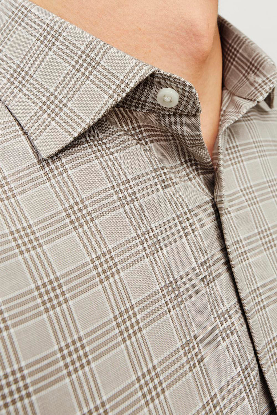 Hemd (lange mouwen) Beige - PREMIUM by JACK & JONES