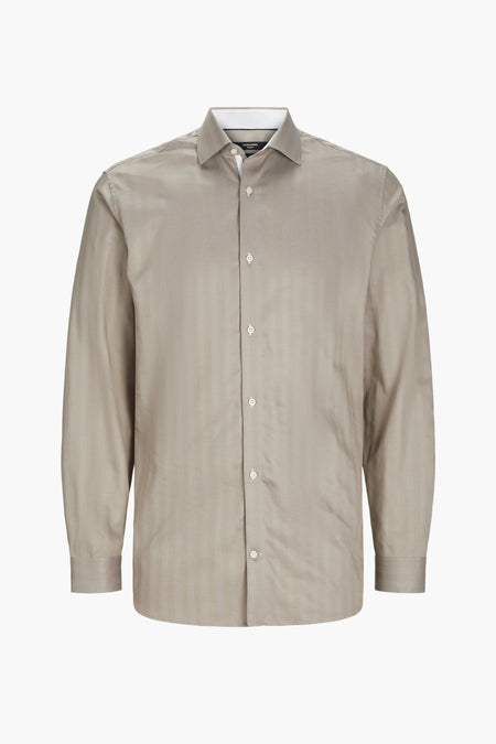 Hemd (lange mouwen) Beige - PREMIUM by JACK & JONES