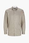 Chemise (manches longues) Beige - PREMIUM by JACK & JONES