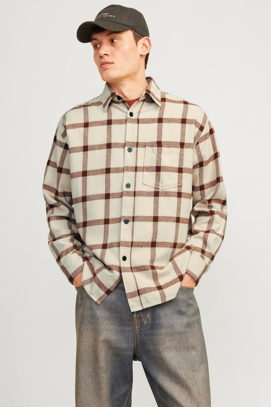 Hemd (lange mouwen) Grijs - ORIGINALS BY JACK & JONES