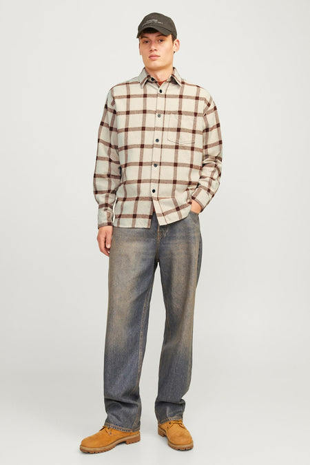 Hemd (lange mouwen) Grijs - ORIGINALS BY JACK & JONES