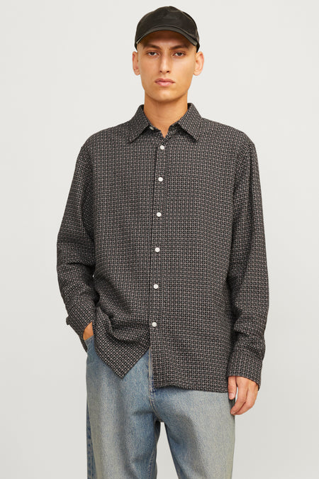 Hemd (lange mouwen) Bruin - ORIGINALS BY JACK & JONES