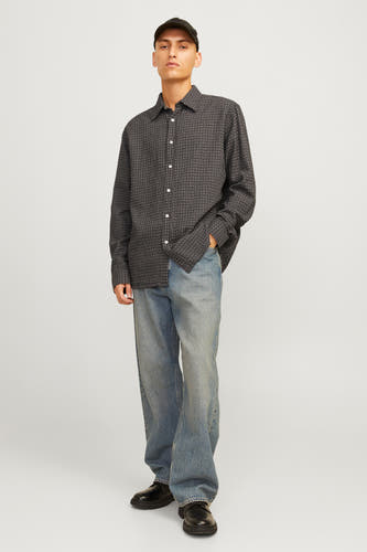 Hemd (lange mouwen) Bruin - ORIGINALS BY JACK & JONES