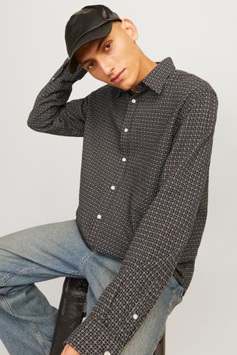 Hemd (lange mouwen) Bruin - ORIGINALS BY JACK & JONES