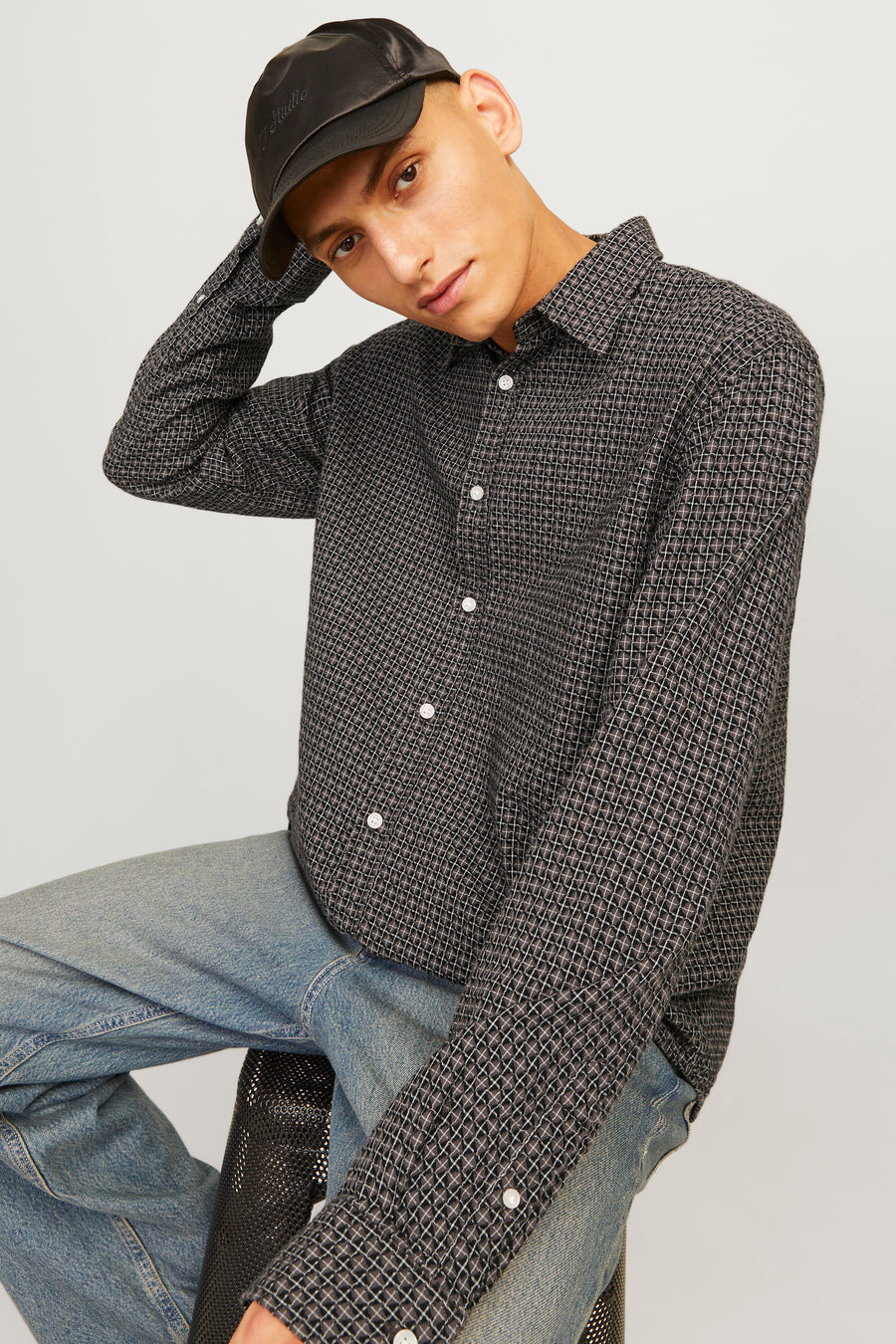 Hemd (lange mouwen) Bruin - ORIGINALS BY JACK & JONES