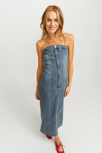 Kleedjes zonder mouwen Mid blue denim - JJXX