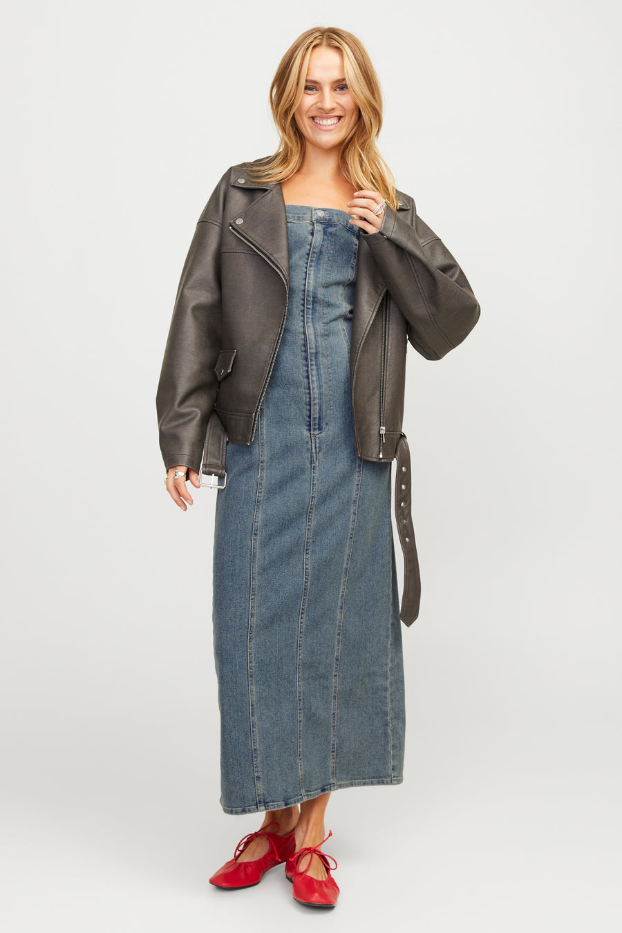 Kleedjes zonder mouwen Mid blue denim - JJXX