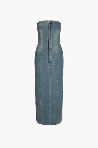 Kleedjes zonder mouwen Mid blue denim - JJXX