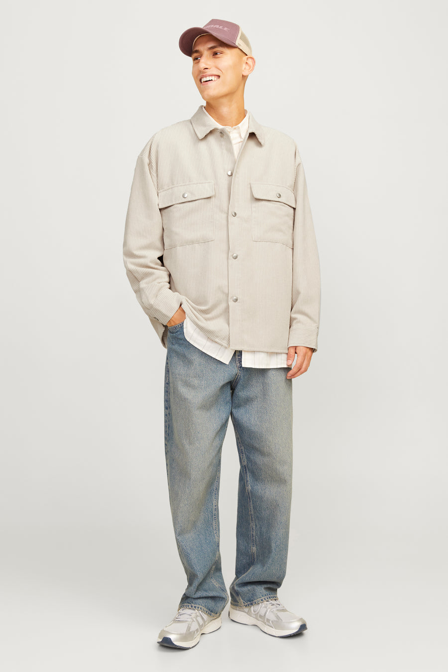 Hemd (lange mouwen) Ecru - ORIGINALS BY JACK & JONES