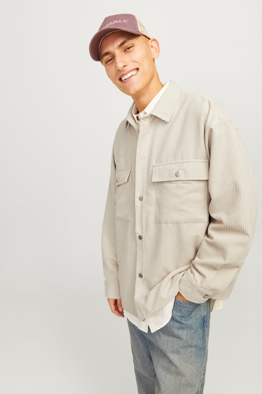 Hemd (lange mouwen) Ecru - ORIGINALS BY JACK & JONES
