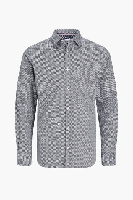 Hemd (lange mouwen) Blauw - PREMIUM by JACK & JONES