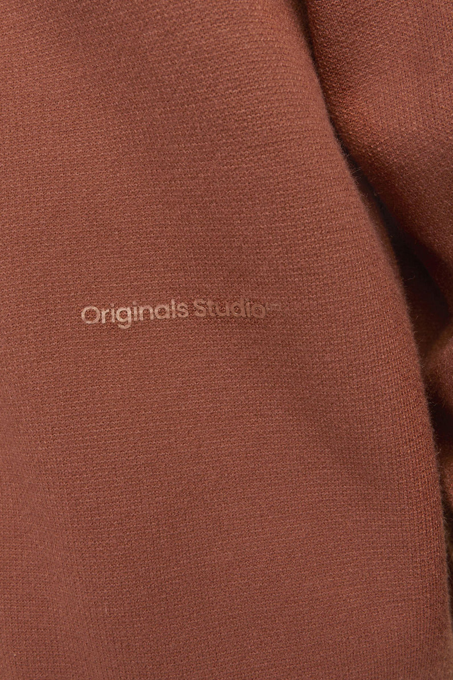 Trui met ronde hals Bruin - ORIGINALS BY JACK & JONES